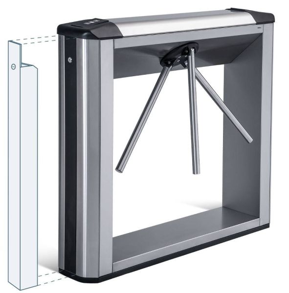 Турникет-трипод тумбовый PERCo-TBC01.1 (с планками) с картоприемником