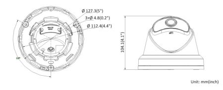 Купольная IP-видеокамера 4Мп HikVision DS-2CD2345G0P-I (1.68 мм)