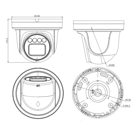 IP-видеокамера 4Мп RVi-2NCEL4378 (2.8)