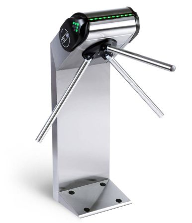 Турникет-трипод PERCo-TTR-08A из нержавеющей стали, с автоматическими планками Антипаника