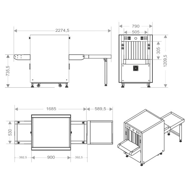 Рентгенотелевизионная установка Olymp-Scan SE 5030C