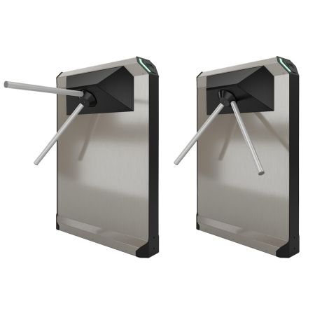 Турникет-дуопод моторизованный Rusgate Premier P2-M-Slim v.2 EM (с автоматическими планками Антипаника)