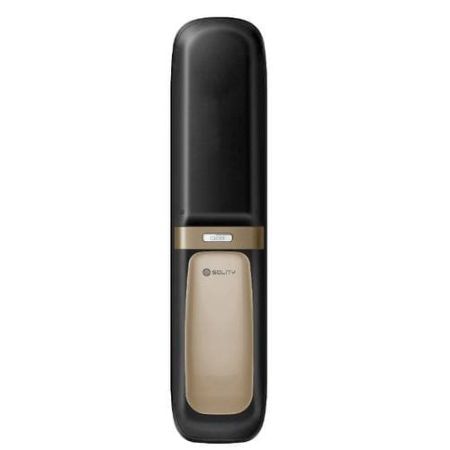Электронный замок биометрический Solity GSP-1000BK Gold по отпечатку пальца, двухригельный