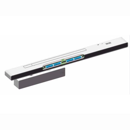 Скользящий канал dormakaba G-Ubivis XEA, серый P600, автономный, с встроенным датчиком дыма Скользящий канал dormakaba G-Ubivis XEA, серый P600, автономный, с встроенным датчиком дыма