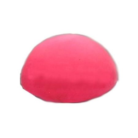 Бетонная полусфера Д500-К красная (парковочный барьер)