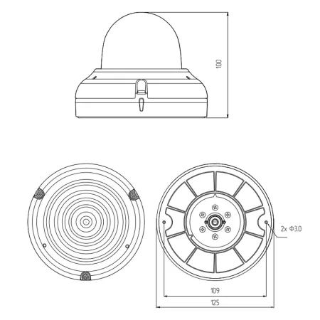 IP-видеокамера 8Мп Rubezh RV-3NCD8349R (2.7-13.5)