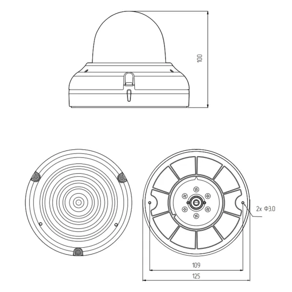 IP-видеокамера 8Мп Rubezh RV-3NCD8349R (2.7-13.5)