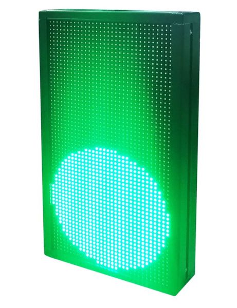 Светодиодный двухсекционный светофор Инфопаркинг ИС-3/2Q6/24 MATRIX 200мм (ИС-3/24 MATRIX)