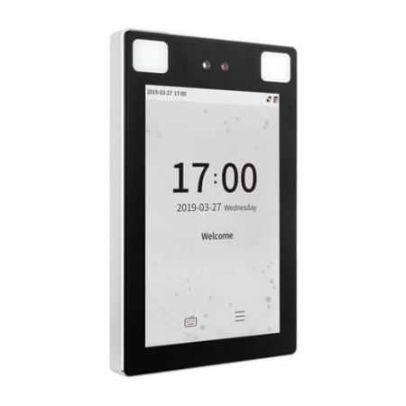 Антивандальный уличный терминал распознавания лиц ZKTeco ProFaceX [CH] (EM) с кронштейном крепления на турникет
