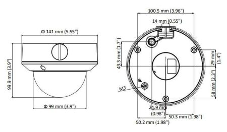 Уличная купольная IP-камера 2Мп HiWatch DS-I258 (2.8-12 мм)