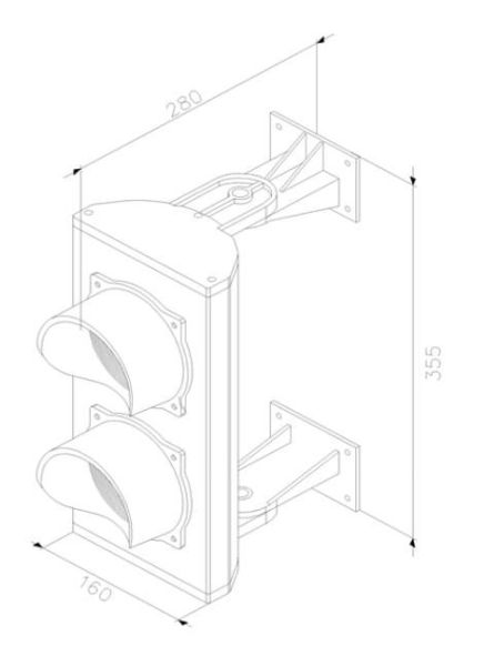Светофор светодиодный Came C0000710.2, 230 В