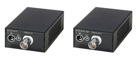 Комплект приемопередатчиков композитного видео и питания SC&T CA101VP до 800м