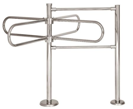 Турникет-калитка Ростов-Дон Р31М лв Хром из хромированной стали (левый)