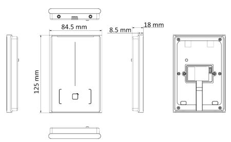 Считыватель HikVision DS-K1109EB карт EM-Marine, с поддержкой Bluetooth