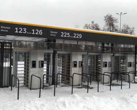 Двухпроходный полноростовой турникет Gotschlich Ecco Olympia 90 HD (6ELOD4ABHB)