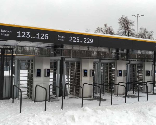 Двухпроходный полноростовой турникет Gotschlich Ecco Olympia 90 HD (6ELOD4ABHB)