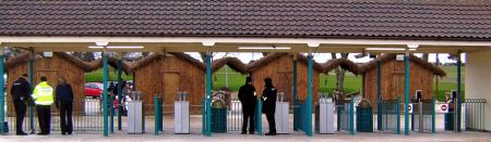 Турникет-трипод тумбовый PERCo-TTD-03.2S из нержавеющей стали (с планками)