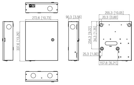Сетевой контроллер доступа Dahua DHI-ASC2204C-S для 4 дверей (1-сторонний доступ)