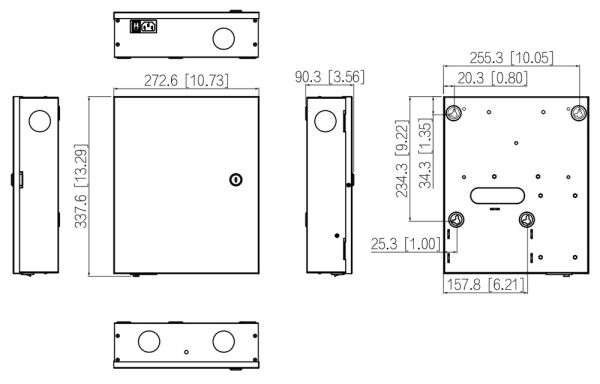 Сетевой контроллер доступа Dahua DHI-ASC2204C-S для 4 дверей (1-сторонний доступ)