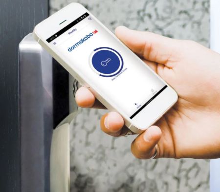 Электронный замок dormakaba Saflok RT Plus ESM, матовый хром (79PS03012EF30-626)