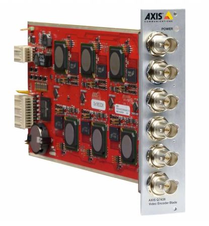Блейд-видеокодер 6 канальный Axis Q7436 масштабируемый