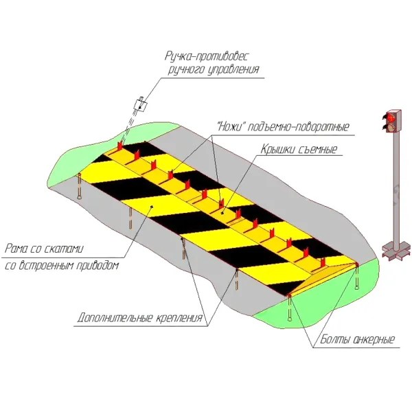 Противотаранный барьер Капкан