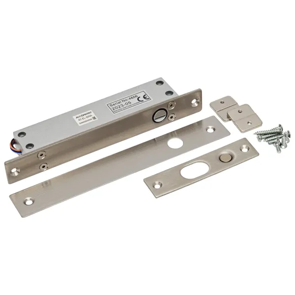 Электромеханический замок AccordTec AT-EL500A-2, соленоидный, врезной