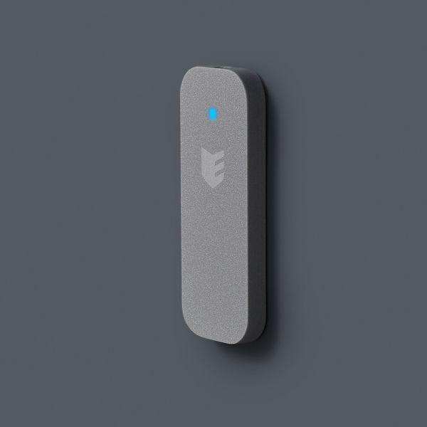 Считыватель бесконтактных карт ESMART® Reader BLE серии STONE Mullion (ER1501), с индивидуальной гравировкой, Silverite