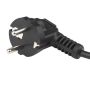 Кабель питания компьютера Hyperline PWC-IEC13A-SHM-1.8-BK, 10A, угловая вилка, 1.8м