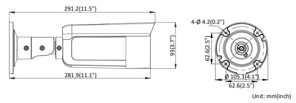 Уличная IP-видеокамера 2Мп HikVision DS-2CD2T27G1-L (6 мм) с технологией ColorVu