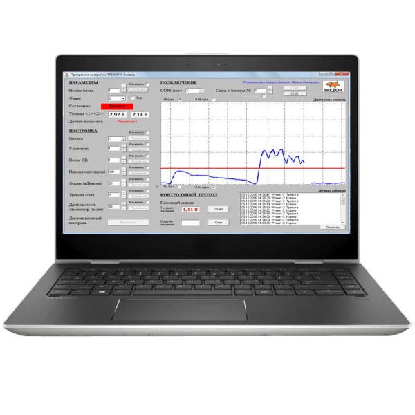 Периметровое радиоволновое средство обнаружения Трезор-R 02, двухканальный