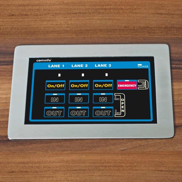 Панель управления доступом Cominfo Touch Panel/Desk 3L+E, врезная Панель управления доступом Cominfo Touch Panel/Desk 3L+E, врезная