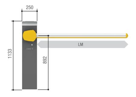 Тумба шлагбаума Came GPT40AGS Тумба шлагбаума Came GPT40AGS