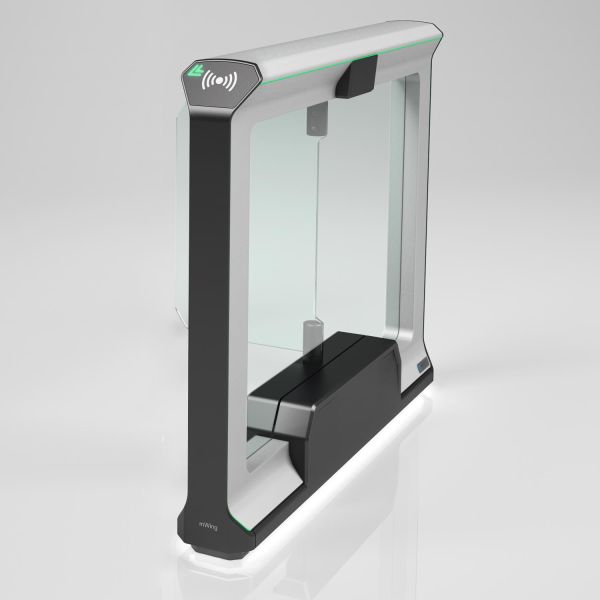 Боковая секция распашного турникета Magnetic mWing FMWI_AL Slave без створок