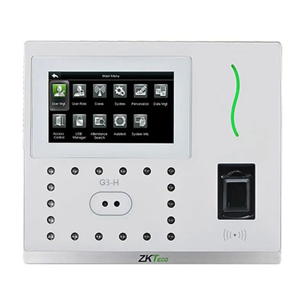 Биометрический терминал учета рабочего времени ZKTeco G3-H с распознаванием лиц, отпечатков и карт EM-Marine