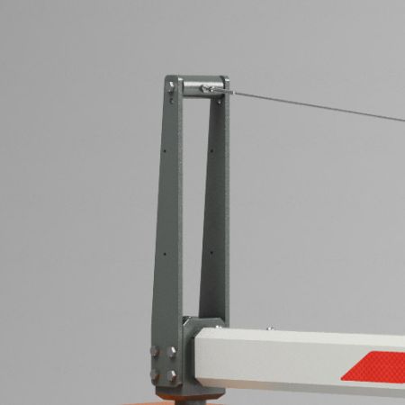 Шлагбаум автоматический Magnetic Traffic H1LE, 4 сек., с горизонтально-поворотной стрелой 6 м