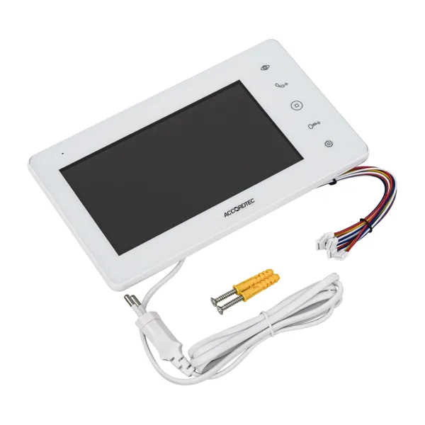 Монитор видеодомофона AccordTec AT-VD A752C/SD WH