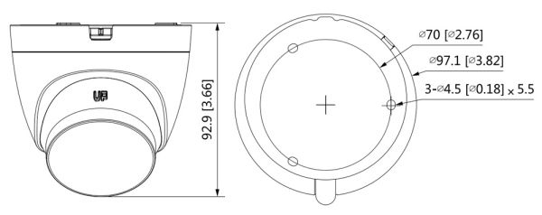 Уличная HD-CVI видеокамера Full-Color 5Мп Dahua DH-HAC-HDW1509TLQP-A-LED-0280B-S2