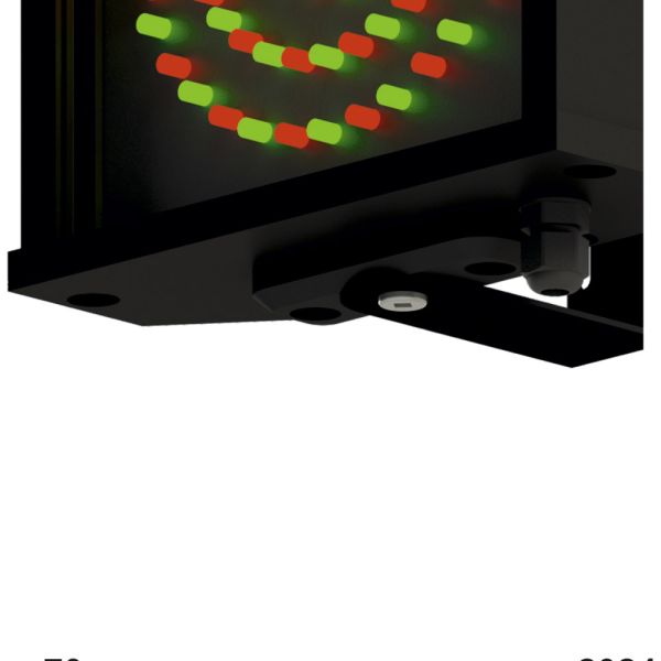 Светофор светодиодный односекционный Инфопаркинг ИС-1/12/Зелёный+Красный, 145 мм