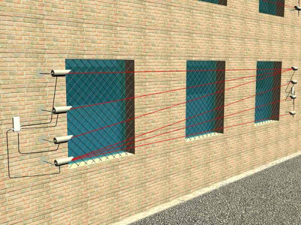 Активный инфракрасный извещатель Forteza МИК-03, 4 луча