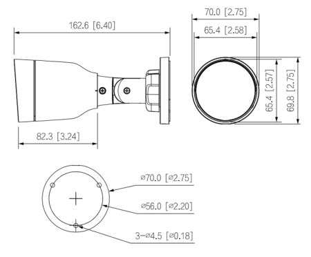 IP-видеокамера уличная 2Мп Dahua DH-IPC-HFW1230S1P-0280B-S5 IP-видеокамера уличная 2Мп Dahua DH-IPC-HFW1230S1P-0280B-S5