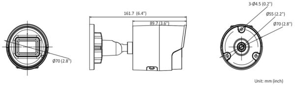 Уличная IP-камера 8Мп Hikvision DS-2CD2083G2-IU (6 мм) с технологией AcuSense