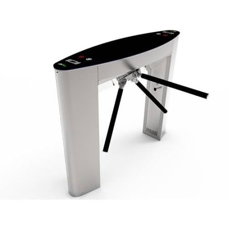Турникет-трипод тумбовый ZKTeco TS5022A с биометрическими считывателями (с планками) Турникет-трипод тумбовый ZKTeco TS5022A с биометрическими считывателями (с планками)