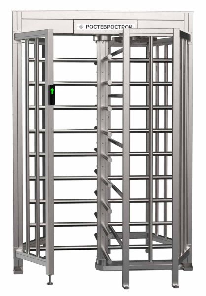 Турникет полноростовой уличный Ростов-Дон ПР1/4М2 Нерж из нержавеющей стали