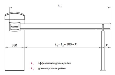 Шлагбаум автоматический AN-Motors BRAVO BV-5, круглая стрела 6,25 метров