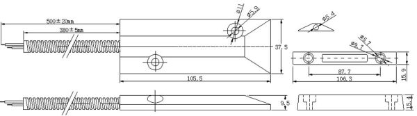 Извещатель магнитоконтактный Smartec ST-DM140NC-SL