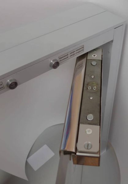 Электромагнитный замок AL-400SH с монтажным комплектом на стекло MK AL-400S-Glass