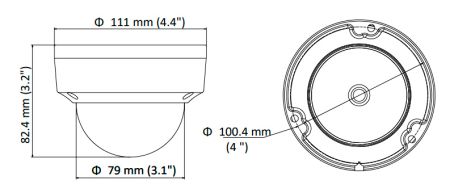 Антивандальная IP-видеокамера 1.3Мп HiWatch DS-I122 (4 мм) с ИК-подсветкой до 15 м