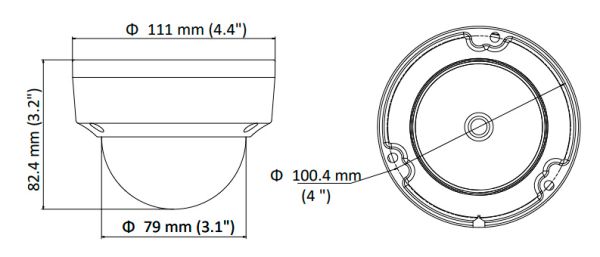Антивандальная IP-видеокамера 1.3Мп HiWatch DS-I122 (4 мм) с ИК-подсветкой до 15 м