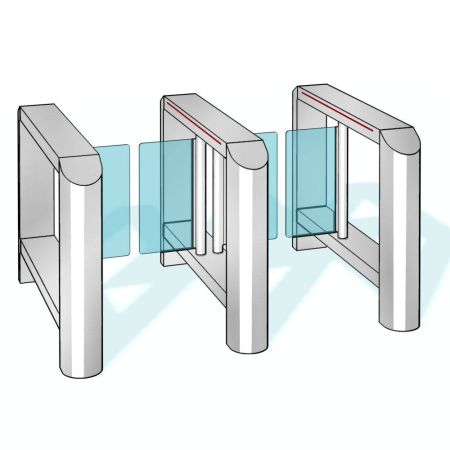 Сенсорный барьер dormakaba Argus HSB-E10, 2 прохода